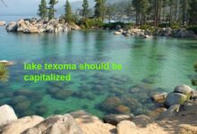 lake texoma should be capitalized